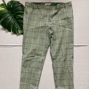 Tory Burch size 14 green ankle dress pants